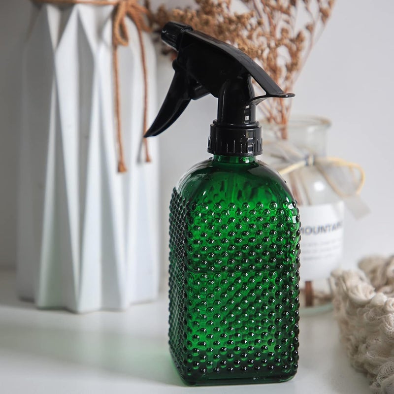 OFFIDIX Fine Mist Plant Mister,Handheld Pressure Glass Spray Bottles,Watering Can with Adjustable Nozzle for Outdoor Indoor Gardening and Cleaning Work (Green) - Image 5